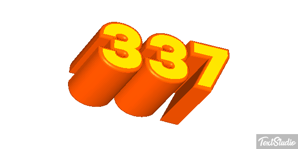 337 Texteffekt