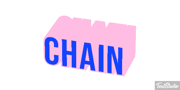 Chain Efecto de texto