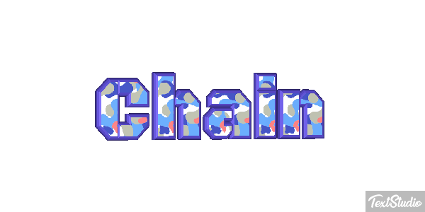 Chain Efecto de texto