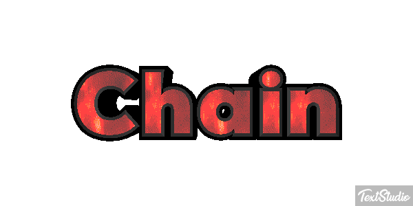 Chain Efecto de texto