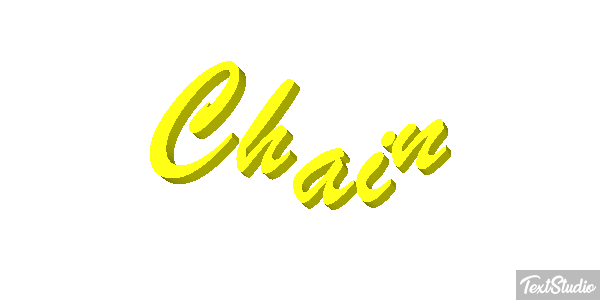 Chain Efecto de texto