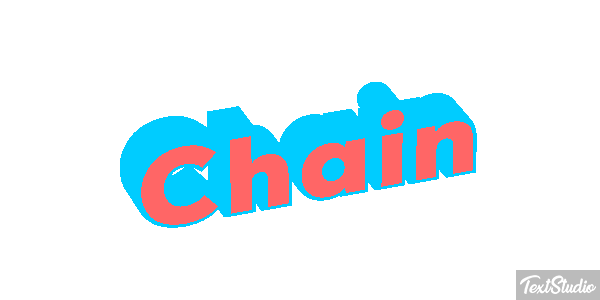 Chain Efecto de texto