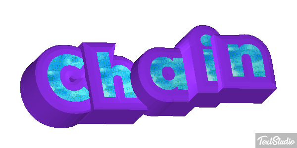 Chain Efecto de texto