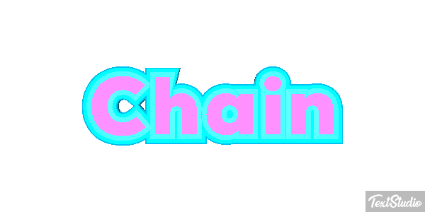 Chain Efecto de texto