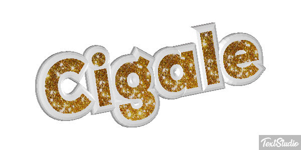 Cigale Tekst effect