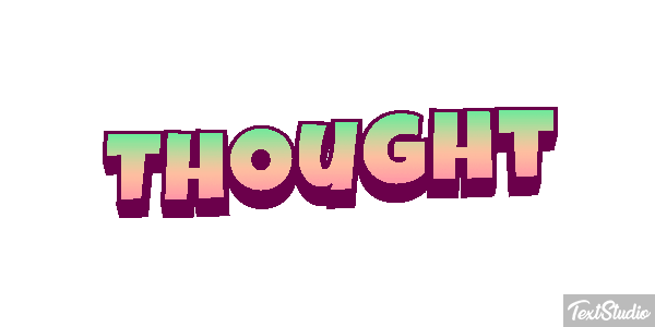 Thought Text effect
