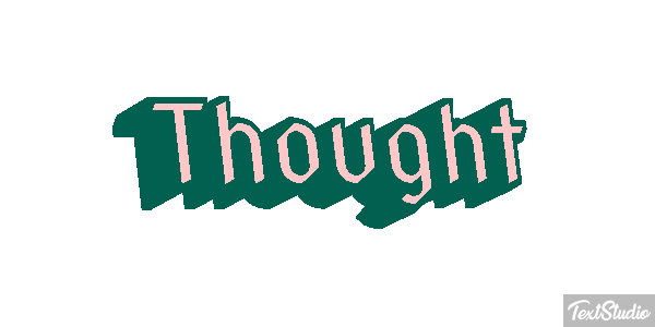 Thought Text effect