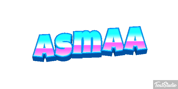 Asmaa Texteffekt