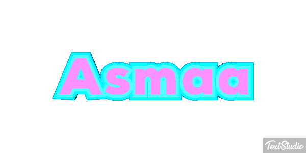 Asmaa Texteffekt