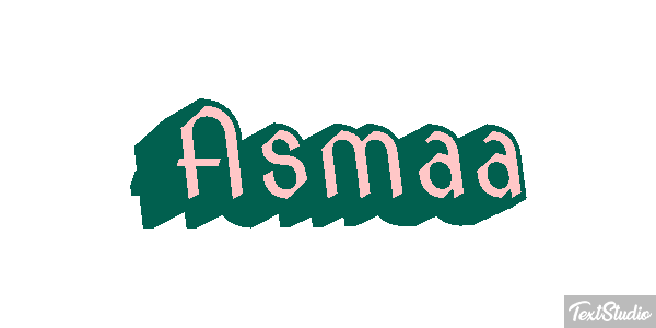 Asmaa Texteffekt
