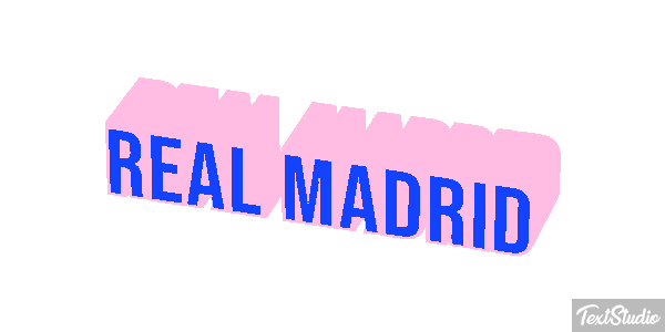 Reál Madrid Efecto de texto