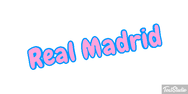 Reál Madrid Efecto de texto