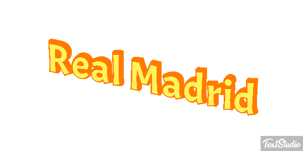 Reál Madrid Efecto de texto