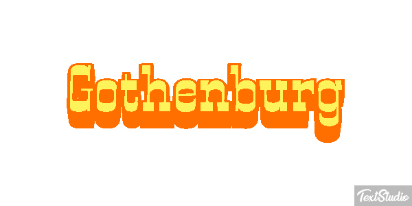 Gothenburg テキスト効果