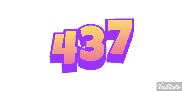 437 Metin efekti