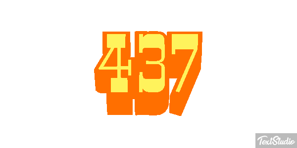 437 Metin efekti