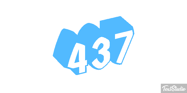 437 Metin efekti