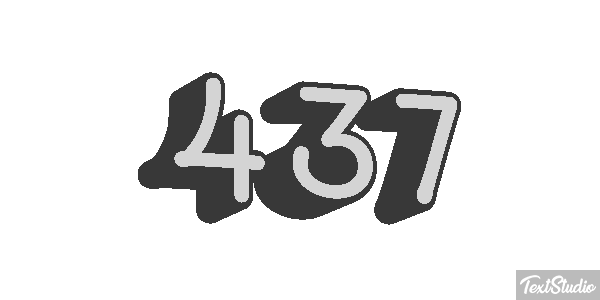 437 Metin efekti