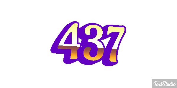437 Metin efekti