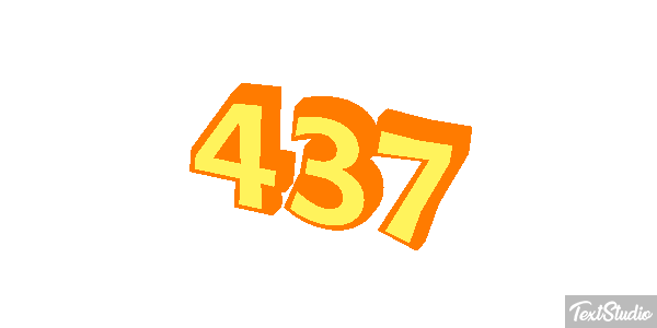 437 Metin efekti