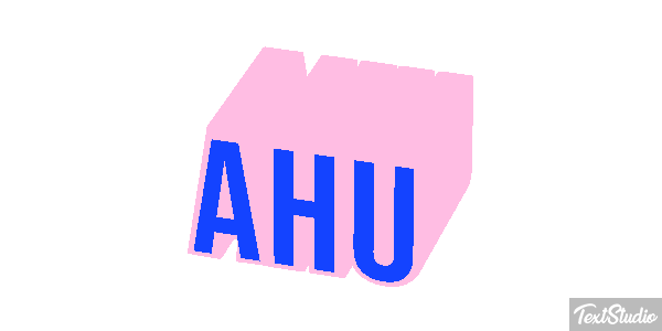 Ahu Text effect