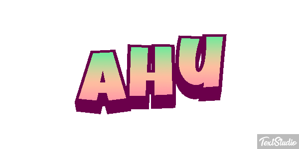 Ahu Text effect