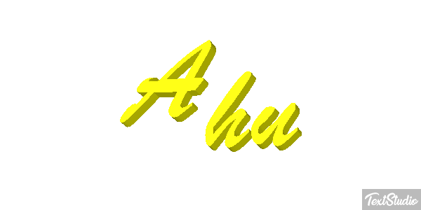 Ahu Text effect