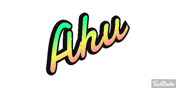 Ahu Text effect
