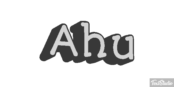 Ahu Text effect
