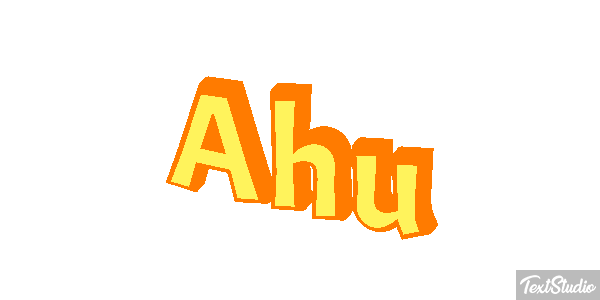 Ahu Text effect