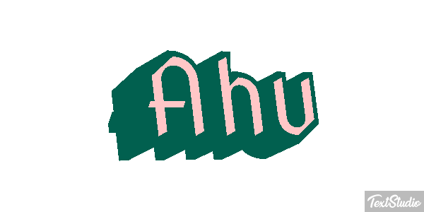 Ahu Text effect