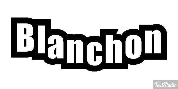Blanchon Effet de texte