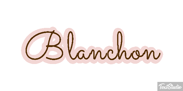 Blanchon Effet de texte