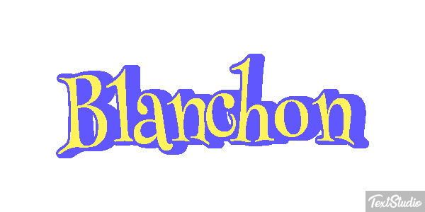 Blanchon Effet de texte