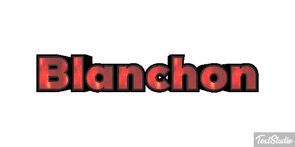 Blanchon Effet de texte