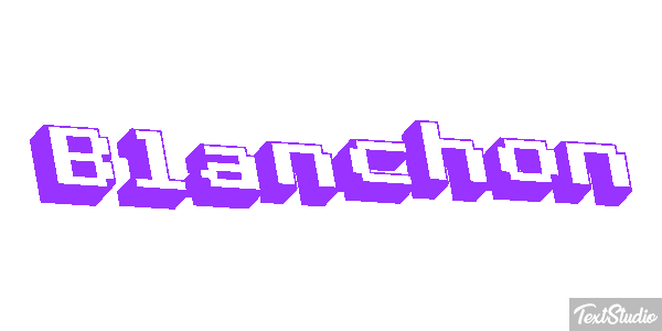 Blanchon Effet de texte