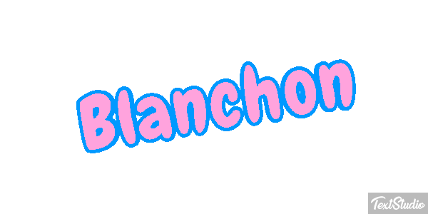 Blanchon Effet de texte