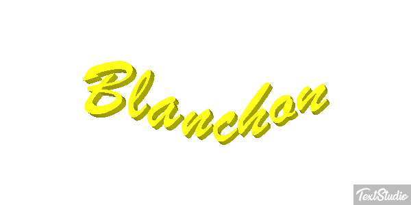 Blanchon Effet de texte