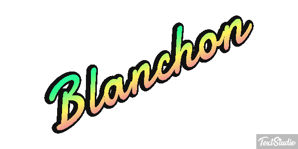 Blanchon Effet de texte