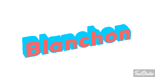 Blanchon Effet de texte