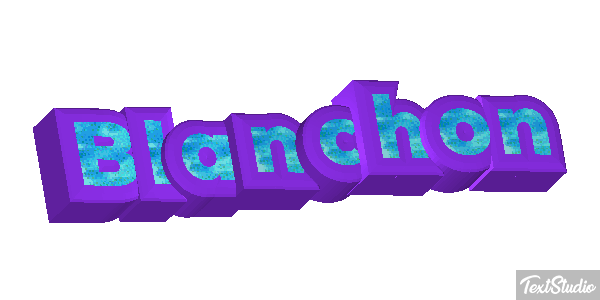 Blanchon Effet de texte