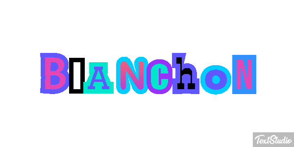 Blanchon Effet de texte