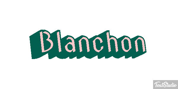 Blanchon Effet de texte