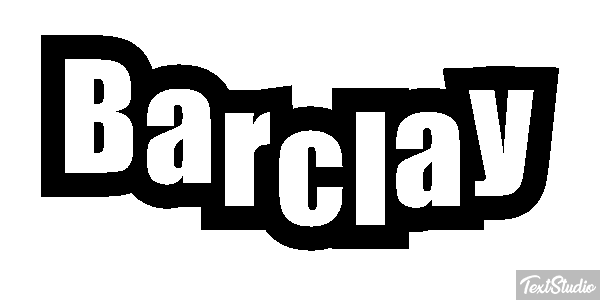 Barclay Text effect