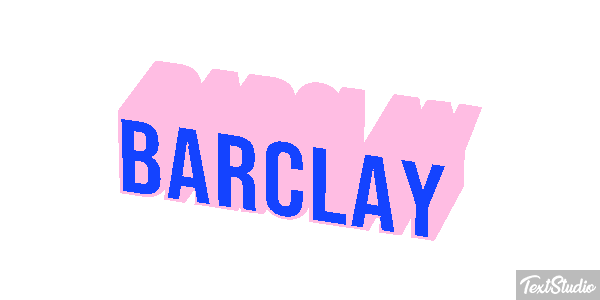 Barclay Text effect