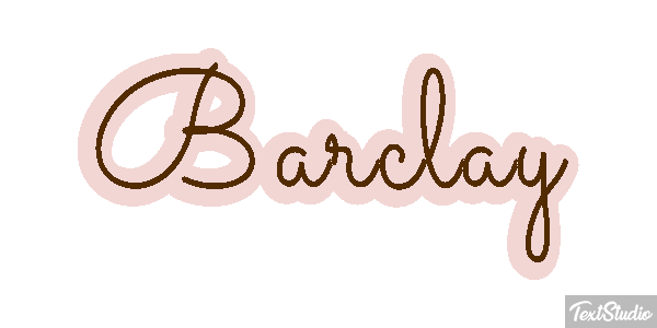 Barclay Text effect