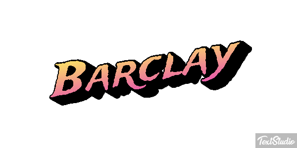 Barclay Text effect