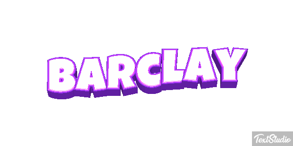 Barclay Text effect