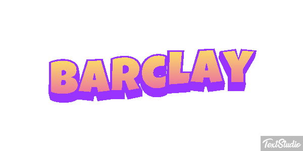 Barclay Text effect