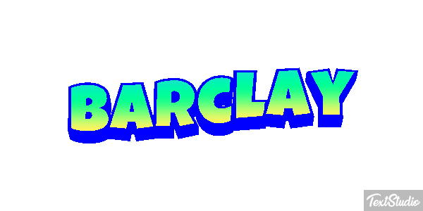 Barclay Text effect